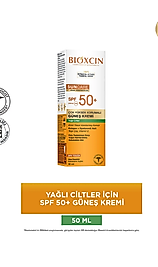 Bioxcin Sun Care Spf 50 Çok Yüksek Korumalı Güneş Kremi 50 ml Karma Yağlı Cilt - Kolajen Hyaluronik Asit
