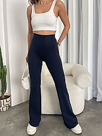 Şardonlu dalgıç kumaşispanyol paça