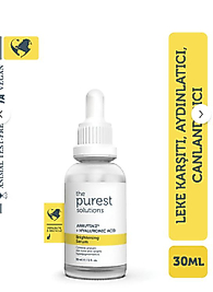 The Purest Solutions Arbutin Leke Giderici ve Cilt Tonu Eşitleyici Cilt Bakım Serumu 30 ml (Arbutin 2% + Hyaluronic Acid)