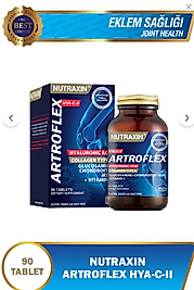 Nutraxin Artroflex HYA-C-II 90 Tablet–Tip II Kolajen, Glukozamin, MSM, Hyaluronik Asit Eklem Destek Takviyesi