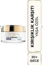 L'Oreal Paris Dermo Nemlendirici Krem Yaş Uzmanı 30+ 50 ml