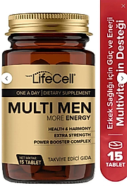 Lifecell Multi Men Power Booster Complex More Energy Erkeklere Özel Multivitamin Desteği 10 g