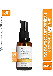 The Purest Solutions C Vit Aydınlatıcı Ve Ton Eşitleyici Bakım Serumu 30 ml %10 Ascorbic Acid & Ferulic Acid %0,5