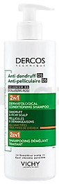 Vichy Dercos Anti Dandruff 2’si 1 Arada Tüm Saç Tipleri İçin Kepek Karşıtı ve Nemlendirici Şampuan 390 ml