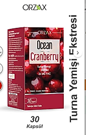 Ocean Cranberry Turna Yemişi Ekstresi 36 mg Pac 30 Kapsül