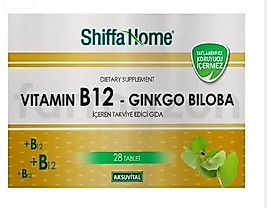 Shiffa Home Vitamin B12-Ginkgo Biloba 150 mg 28 Tablet -