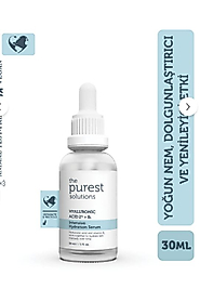 The Purest Solutions Tüm Cilt Tipleri İçin Yoğun Nemlendirici Bakım Serumu 30 ml (Hyaluronic Acid %2 + B5)