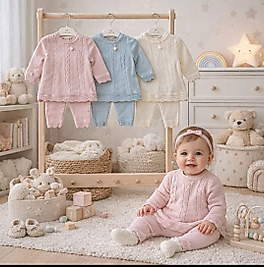 kız bebek triko takım