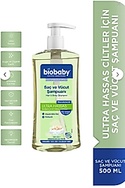 Biobaby Saç ve Vücut Şampuanı 500 ml