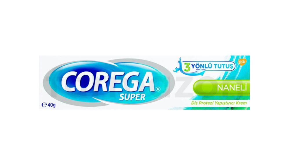 Corega Süper Protez Yapıştırıcı Naneli Krem 40 gr