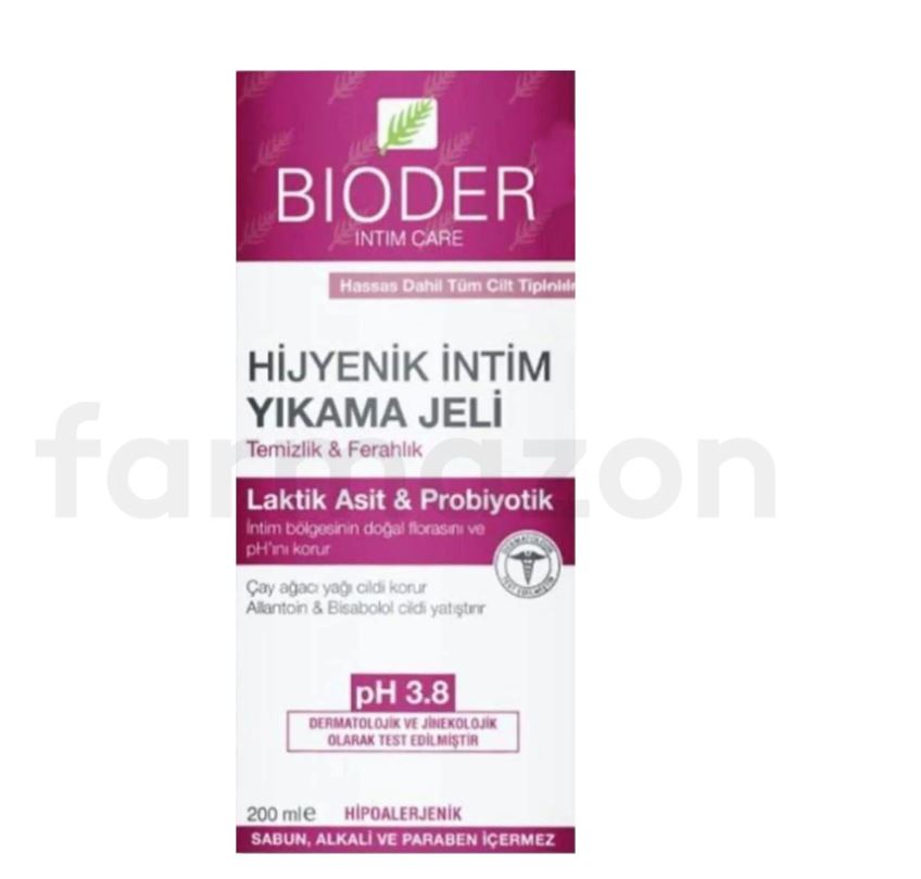 Bioder İntim Yıkama Jeli 200 ml