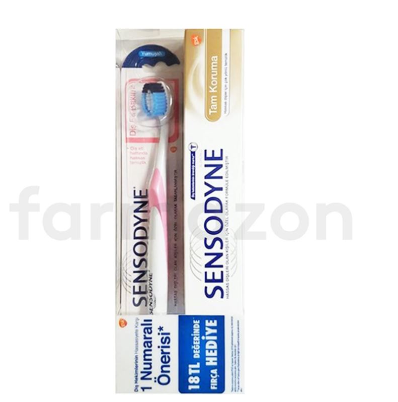 Sensodyne Diş Macunu Tam Koruma 75 ml + Diş Fırçası Yumuşak