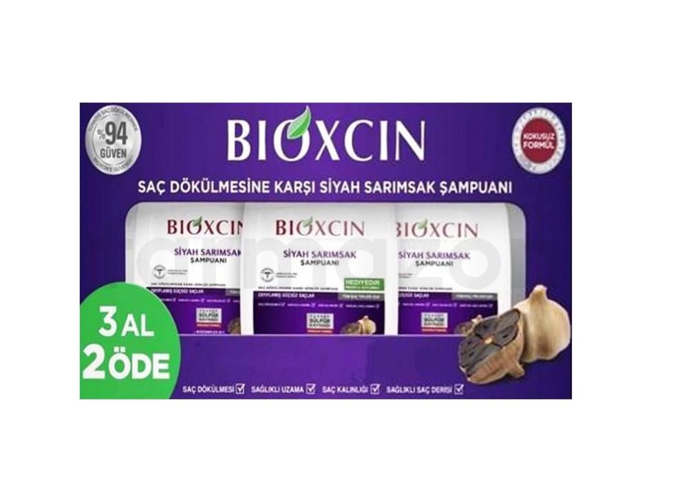 Bioxcin Siyah Sarımsak Şampuanı 300 ml - 3 Al 2 Öde