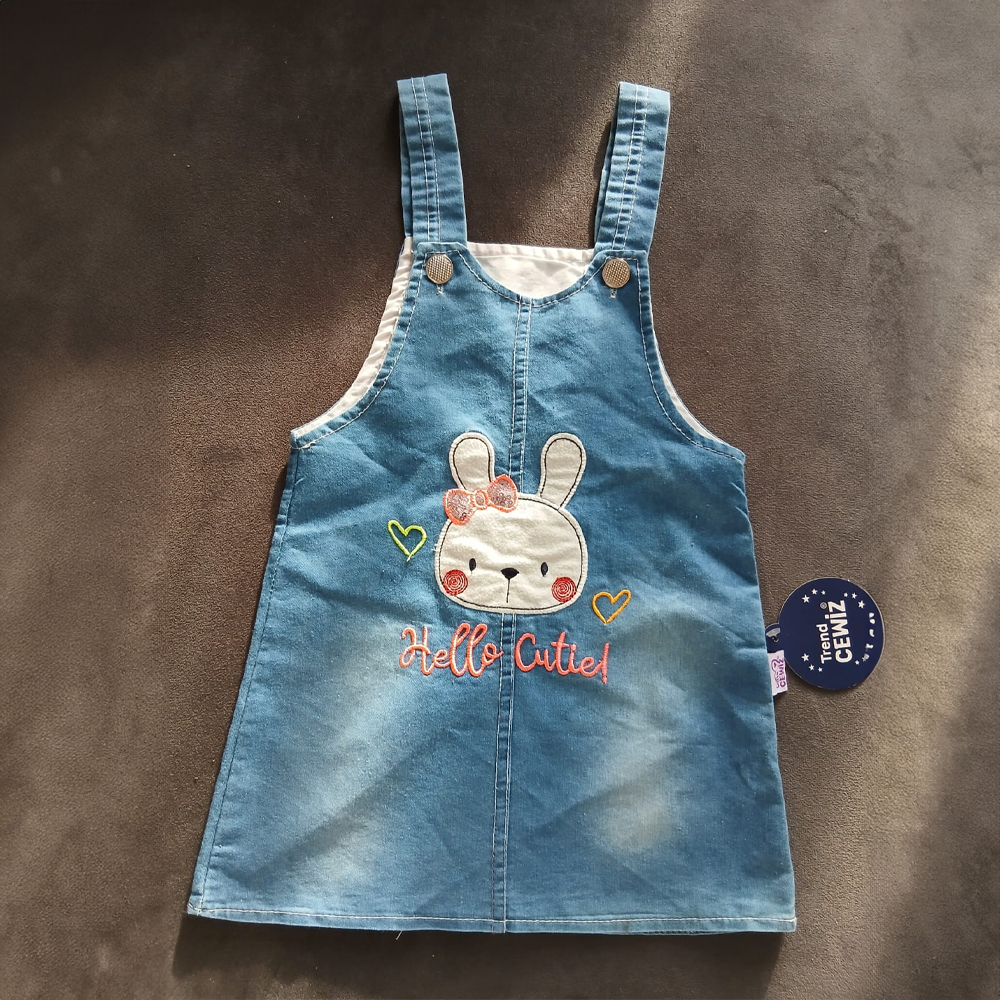 Hello Cutie Kot Kız Çocuk Elbise 4 Yaş