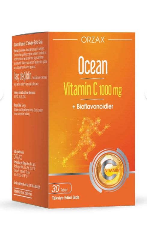 Ocean Vitamin C 1000 mg 30 Tablet Ocean