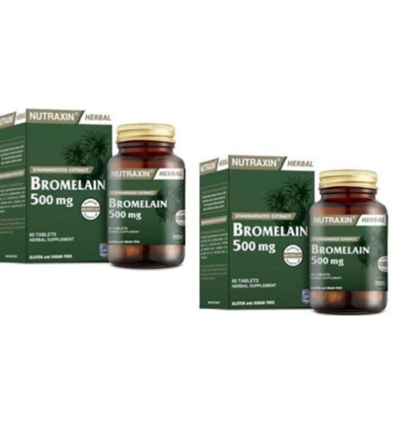Nutraxin Bromelain 500 mg Forte 60 Tablet