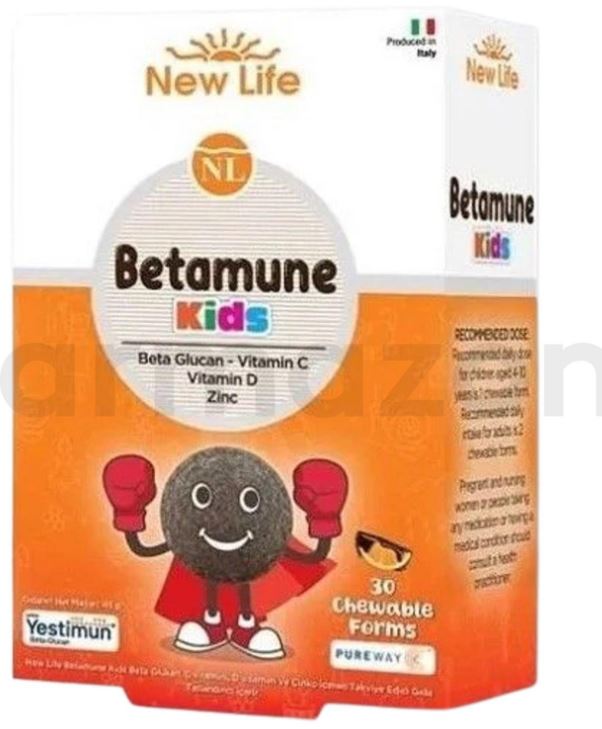 New Life Betamune Kids 30 Yumuşak Kapsül*2