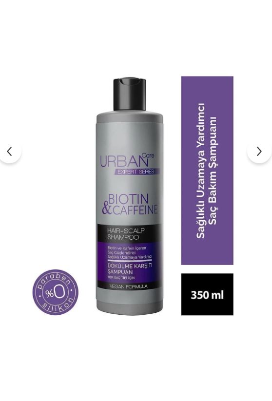 Urban Care Expert Biotin & Cafein Şampuan 350 ml*2 adet