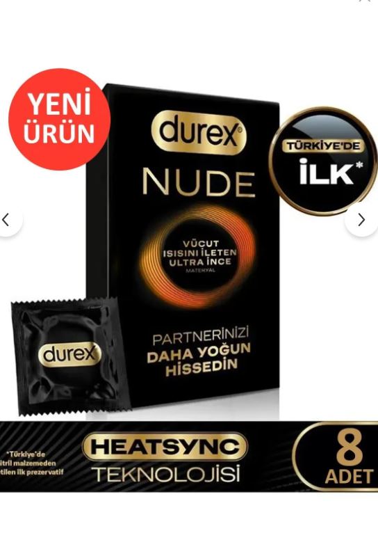 Durex Nude Prezervatif 8'li