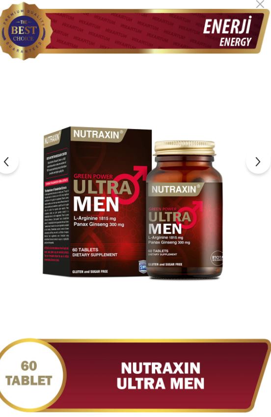 Nutraxin Ultra Men 60 Tablet