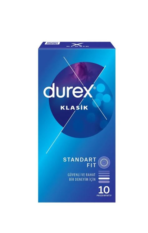 Durex Klasik Prezervatif 10'lu