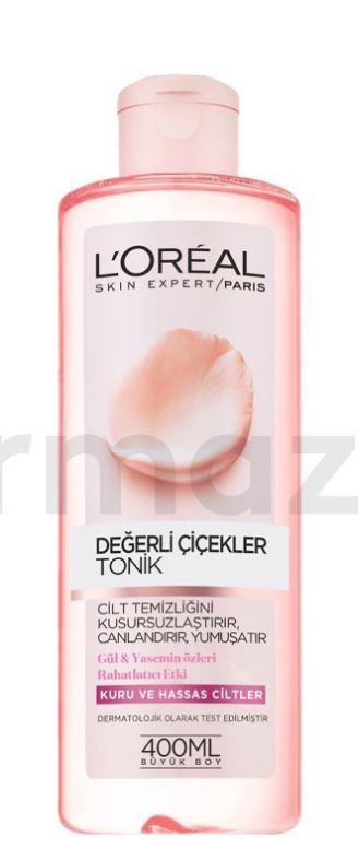 L'Oreal Paris Değerli Çiçekler Tonik Kuru ve Hassas Ciltler için 400 ml