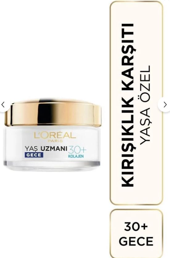 L'Oreal Paris Dermo Nemlendirici Krem Yaş Uzmanı 30+ 50 ml