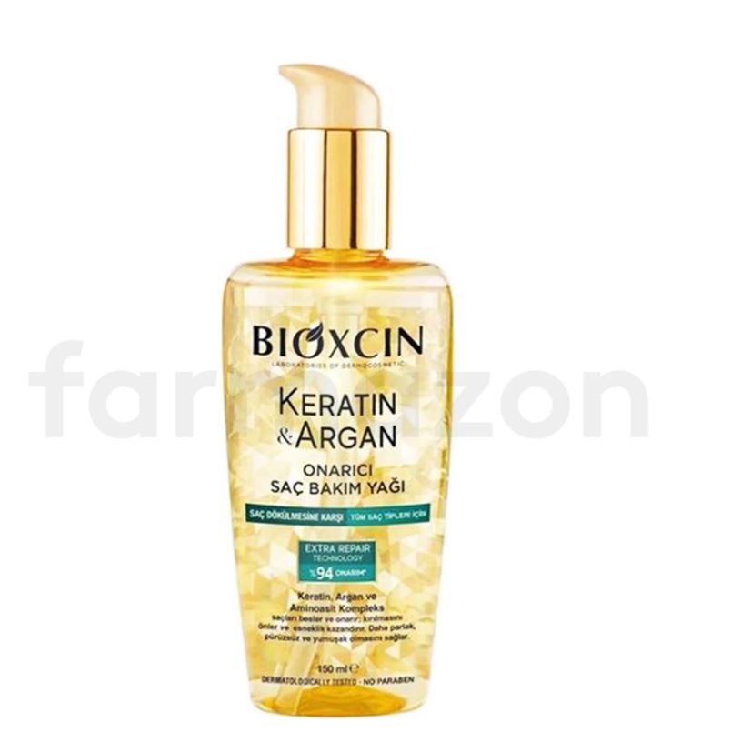 Bioxcin Saç Bakım Yağı Onarıcı Keratin & Argan 150 ml Bioxcin
