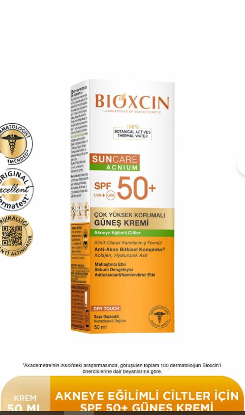Bioxcin Sun Akneye Eğilimli Cilt Güneş Kremi SPF50+ 150 ml