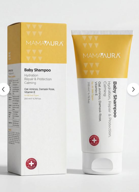 MAMAAURA Göz Yakmayan Bebek Şampuanı - Baby Shampoo 200 ml