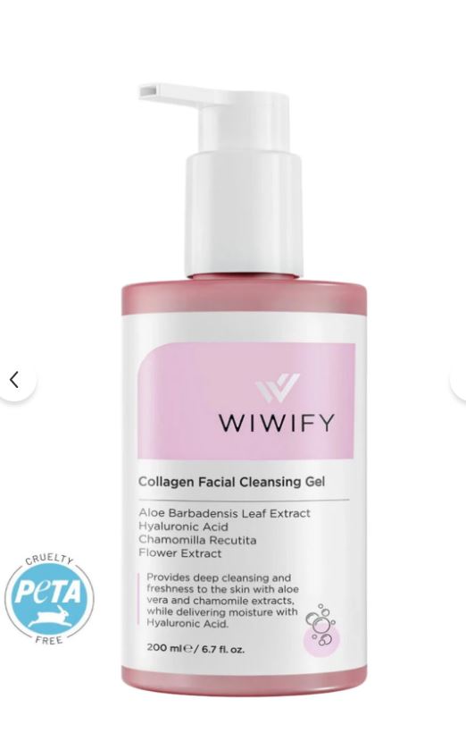 WIWIFY Arındırıcı, Tazeleyici Yüz Temizleme Jeli (Aloe Vera Ve Papatya Özlü + Hyaluronic Acid)