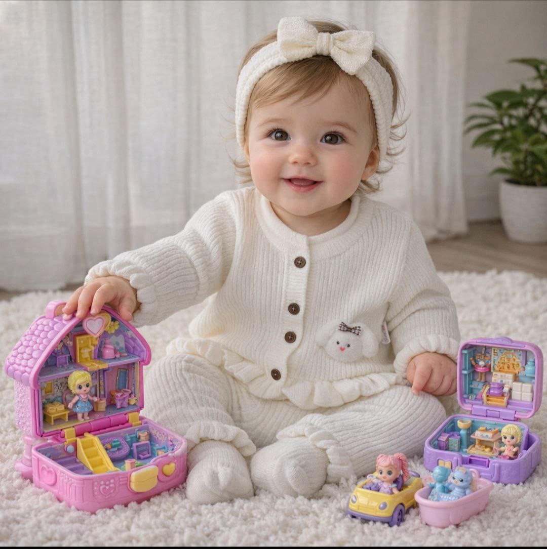 kız bebek triko takım