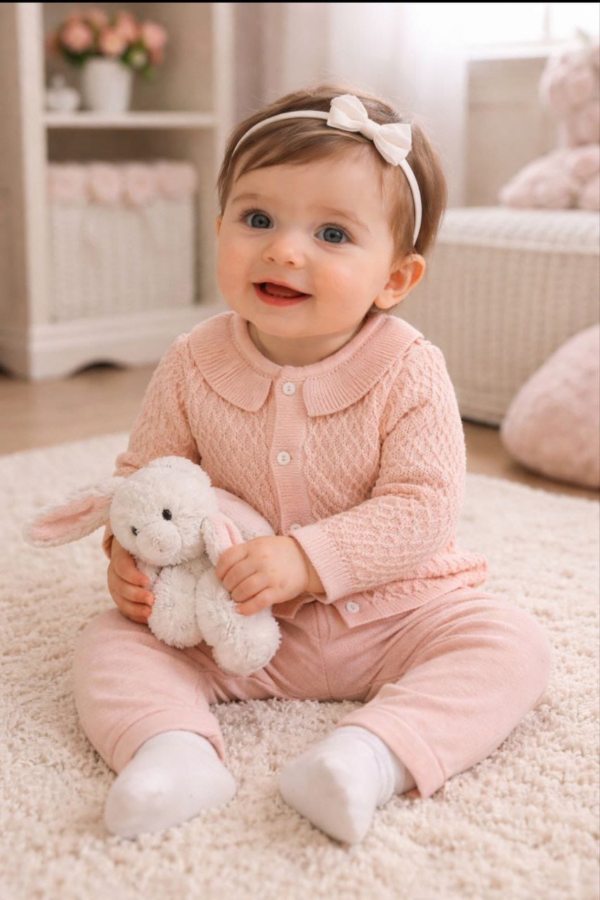 kız bebek triko takım