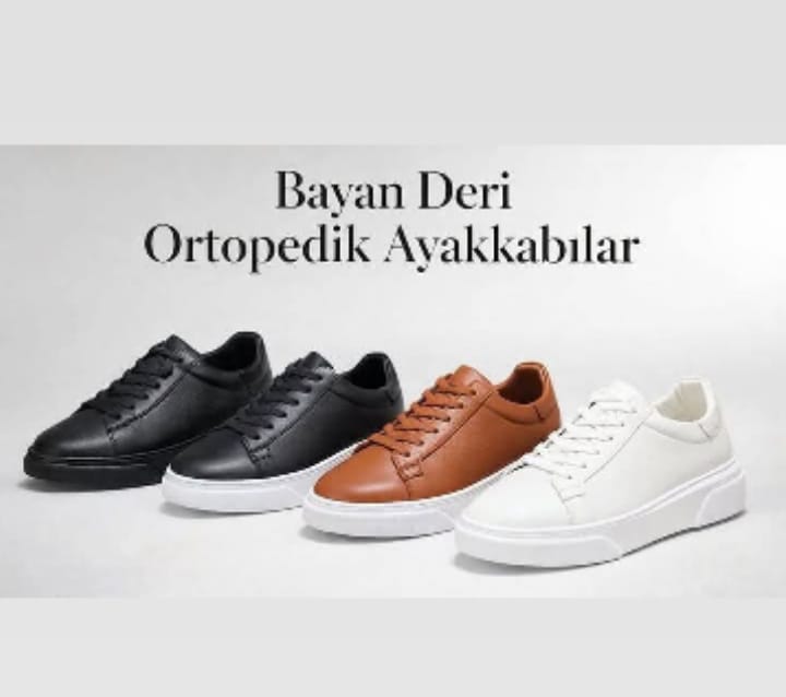 iç dış deri beyaz bayan günlük  ayakkabı