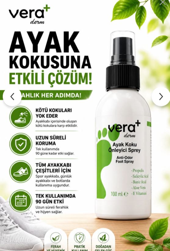 vera ayak koku önleyici sprey