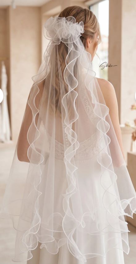 75 cm gelin duvak (75 cm wedding )